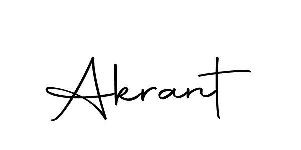 Similarly Autography-DOLnW is the best handwritten signature design. Signature creator online .You can use it as an online autograph creator for name Akrant. Akrant signature style 10 images and pictures png