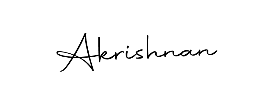 How to make Akrishnan signature? Autography-DOLnW is a professional autograph style. Create handwritten signature for Akrishnan name. Akrishnan signature style 10 images and pictures png