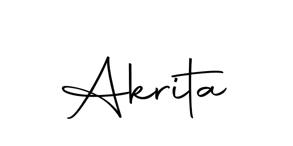 Here are the top 10 professional signature styles for the name Akrita. These are the best autograph styles you can use for your name. Akrita signature style 10 images and pictures png