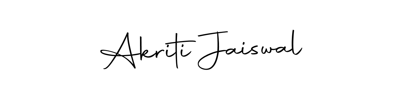 Design your own signature with our free online signature maker. With this signature software, you can create a handwritten (Autography-DOLnW) signature for name Akriti Jaiswal. Akriti Jaiswal signature style 10 images and pictures png