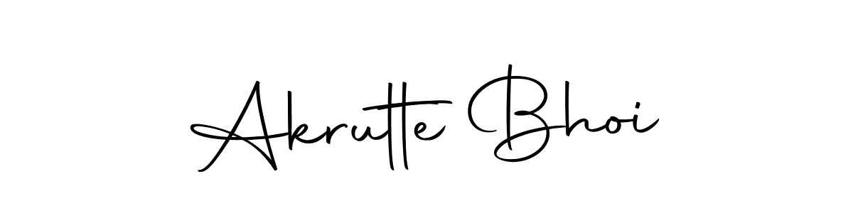 It looks lik you need a new signature style for name Akrutte Bhoi. Design unique handwritten (Autography-DOLnW) signature with our free signature maker in just a few clicks. Akrutte Bhoi signature style 10 images and pictures png