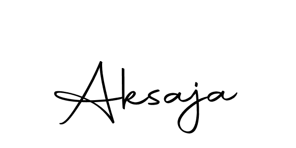 Create a beautiful signature design for name Aksaja. With this signature (Autography-DOLnW) fonts, you can make a handwritten signature for free. Aksaja signature style 10 images and pictures png