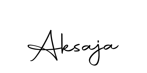 Create a beautiful signature design for name Aksaja. With this signature (Autography-DOLnW) fonts, you can make a handwritten signature for free. Aksaja signature style 10 images and pictures png