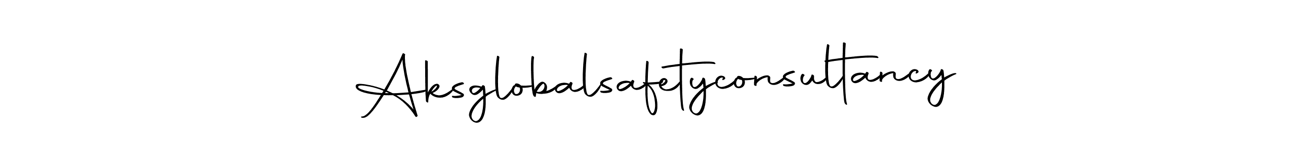 Create a beautiful signature design for name Aksglobalsafetyconsultancy. With this signature (Autography-DOLnW) fonts, you can make a handwritten signature for free. Aksglobalsafetyconsultancy signature style 10 images and pictures png