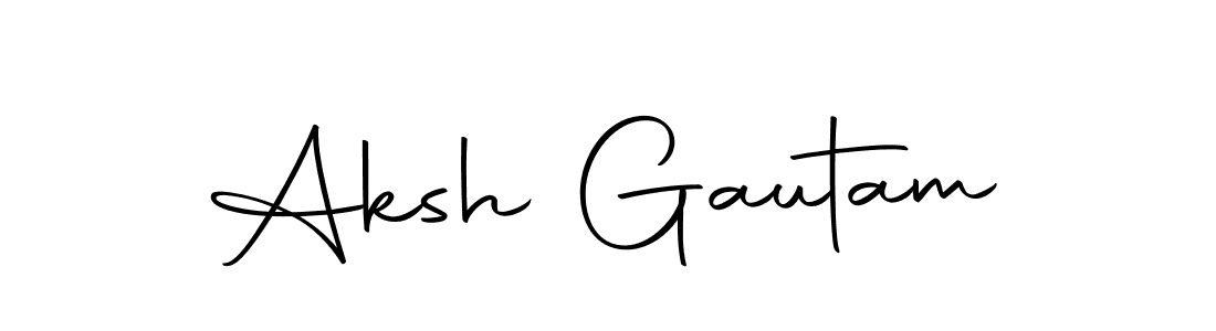 How to make Aksh Gautam signature? Autography-DOLnW is a professional autograph style. Create handwritten signature for Aksh Gautam name. Aksh Gautam signature style 10 images and pictures png