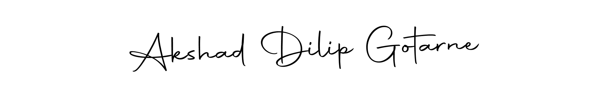 Use a signature maker to create a handwritten signature online. With this signature software, you can design (Autography-DOLnW) your own signature for name Akshad Dilip Gotarne. Akshad Dilip Gotarne signature style 10 images and pictures png