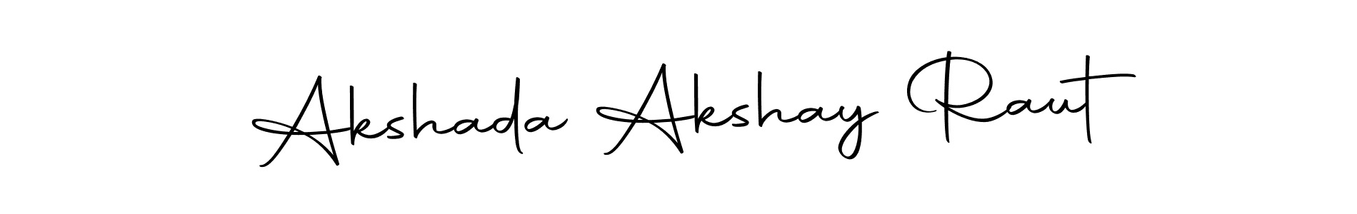 The best way (Autography-DOLnW) to make a short signature is to pick only two or three words in your name. The name Akshada Akshay Raut include a total of six letters. For converting this name. Akshada Akshay Raut signature style 10 images and pictures png