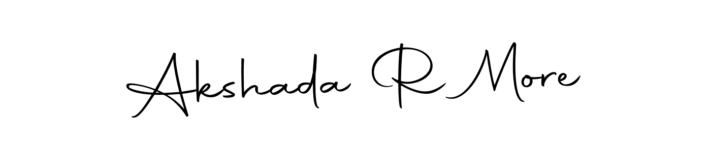 You should practise on your own different ways (Autography-DOLnW) to write your name (Akshada R More) in signature. don't let someone else do it for you. Akshada R More signature style 10 images and pictures png