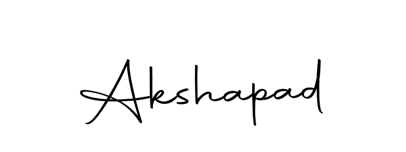 It looks lik you need a new signature style for name Akshapad. Design unique handwritten (Autography-DOLnW) signature with our free signature maker in just a few clicks. Akshapad signature style 10 images and pictures png