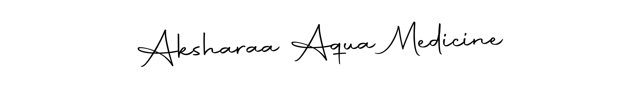 Make a beautiful signature design for name Aksharaa Aqua Medicine. With this signature (Autography-DOLnW) style, you can create a handwritten signature for free. Aksharaa Aqua Medicine signature style 10 images and pictures png