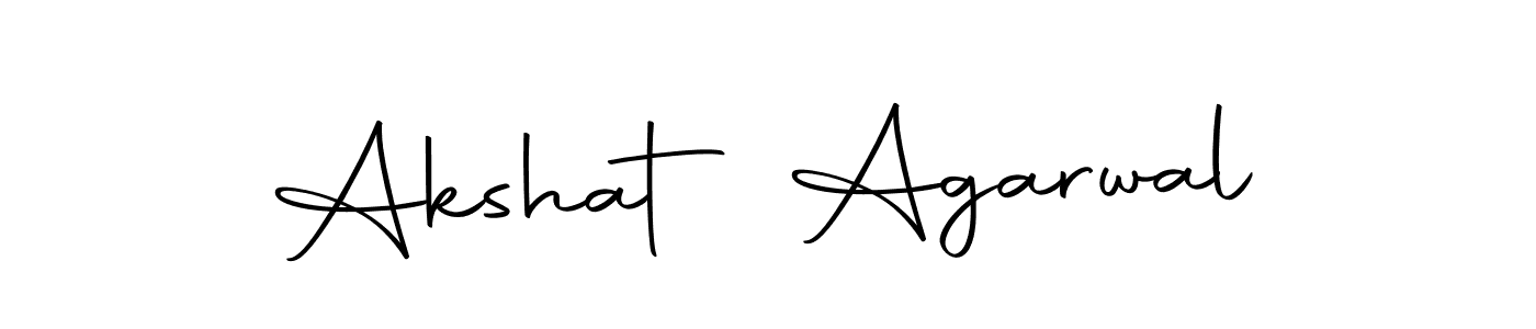 Use a signature maker to create a handwritten signature online. With this signature software, you can design (Autography-DOLnW) your own signature for name Akshat Agarwal. Akshat Agarwal signature style 10 images and pictures png
