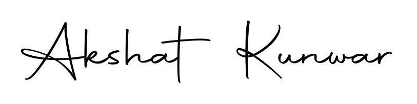 Use a signature maker to create a handwritten signature online. With this signature software, you can design (Autography-DOLnW) your own signature for name Akshat Kunwar. Akshat Kunwar signature style 10 images and pictures png