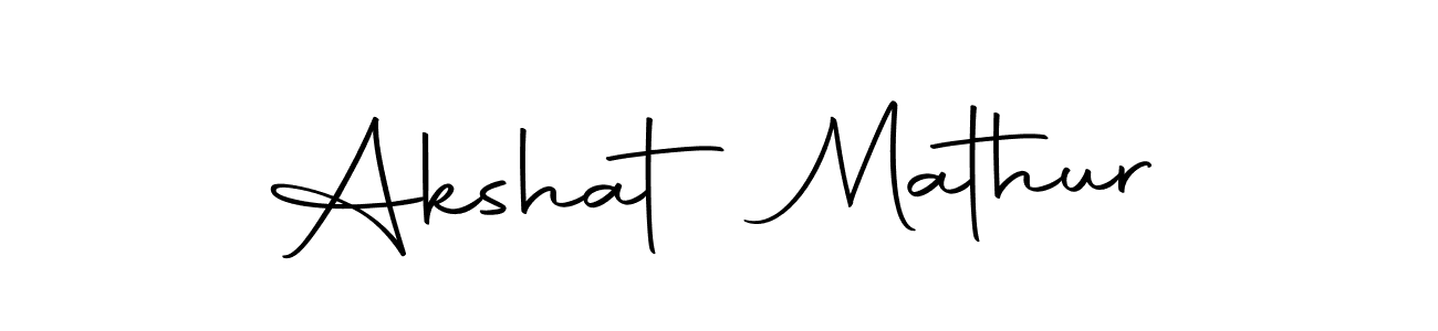 Use a signature maker to create a handwritten signature online. With this signature software, you can design (Autography-DOLnW) your own signature for name Akshat Mathur. Akshat Mathur signature style 10 images and pictures png