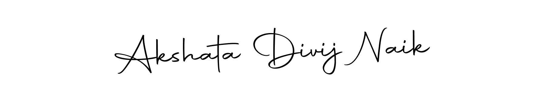 Use a signature maker to create a handwritten signature online. With this signature software, you can design (Autography-DOLnW) your own signature for name Akshata Divij Naik. Akshata Divij Naik signature style 10 images and pictures png