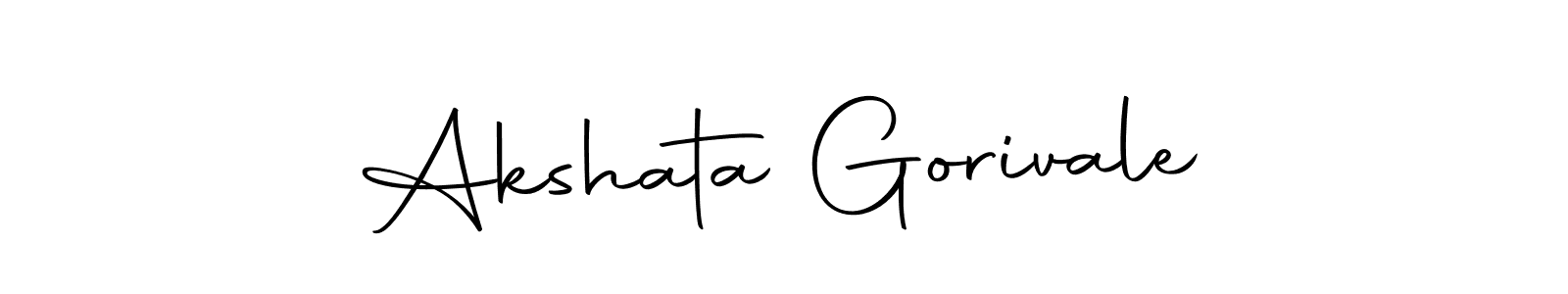 The best way (Autography-DOLnW) to make a short signature is to pick only two or three words in your name. The name Akshata Gorivale include a total of six letters. For converting this name. Akshata Gorivale signature style 10 images and pictures png