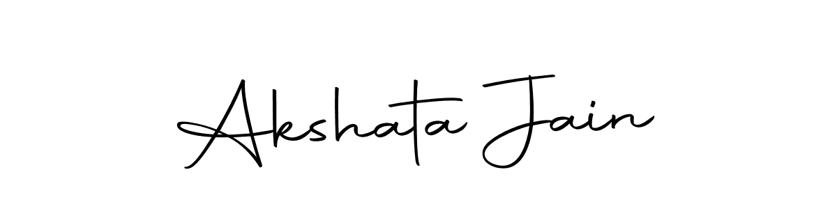 Also we have Akshata Jain name is the best signature style. Create professional handwritten signature collection using Autography-DOLnW autograph style. Akshata Jain signature style 10 images and pictures png