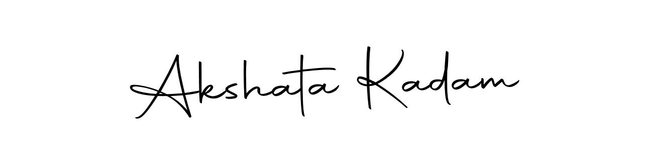 Create a beautiful signature design for name Akshata Kadam. With this signature (Autography-DOLnW) fonts, you can make a handwritten signature for free. Akshata Kadam signature style 10 images and pictures png