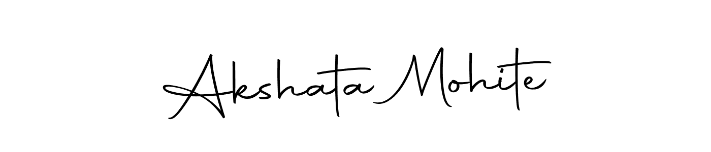 The best way (Autography-DOLnW) to make a short signature is to pick only two or three words in your name. The name Akshata Mohite include a total of six letters. For converting this name. Akshata Mohite signature style 10 images and pictures png