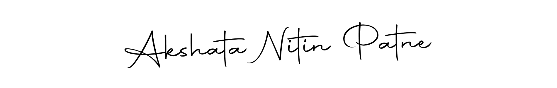 Autography-DOLnW is a professional signature style that is perfect for those who want to add a touch of class to their signature. It is also a great choice for those who want to make their signature more unique. Get Akshata Nitin Patne name to fancy signature for free. Akshata Nitin Patne signature style 10 images and pictures png