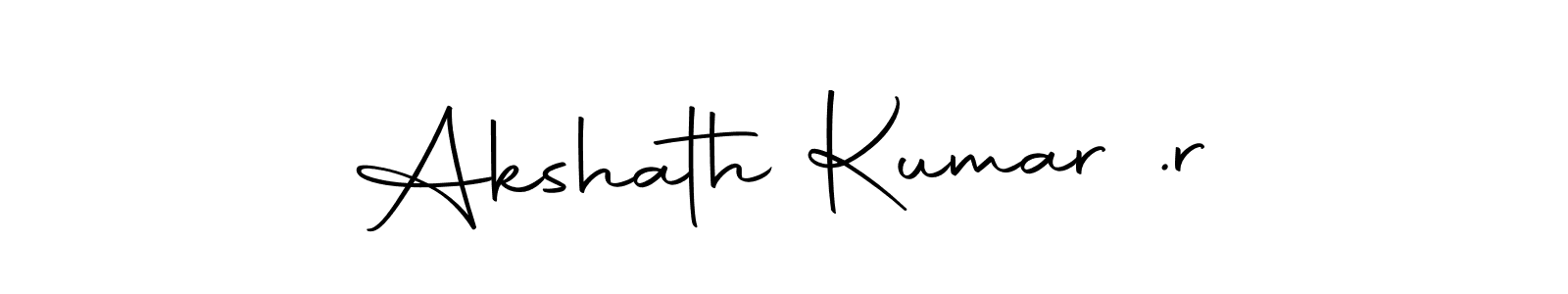 Once you've used our free online signature maker to create your best signature Autography-DOLnW style, it's time to enjoy all of the benefits that Akshath Kumar .r name signing documents. Akshath Kumar .r signature style 10 images and pictures png