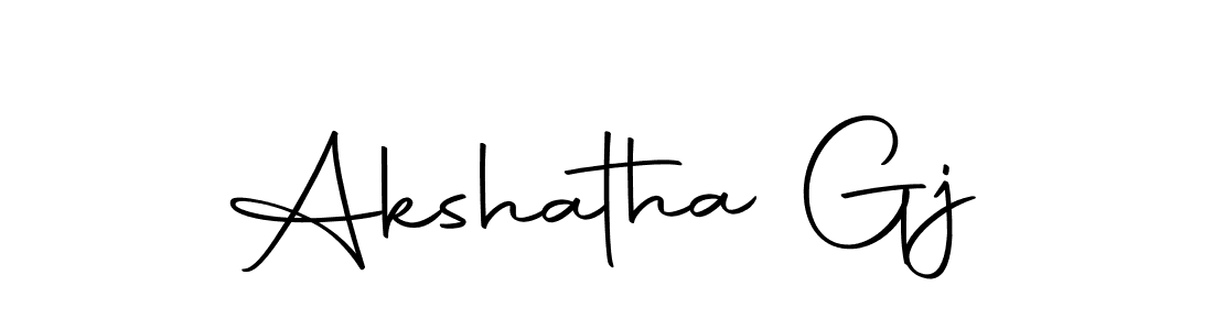 Also we have Akshatha Gj name is the best signature style. Create professional handwritten signature collection using Autography-DOLnW autograph style. Akshatha Gj signature style 10 images and pictures png