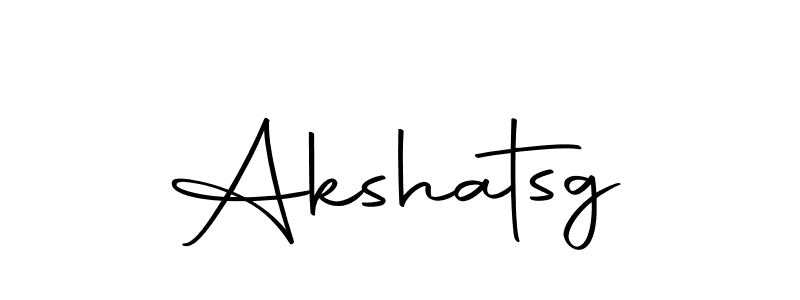 You can use this online signature creator to create a handwritten signature for the name Akshatsg. This is the best online autograph maker. Akshatsg signature style 10 images and pictures png