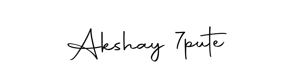 Also You can easily find your signature by using the search form. We will create Akshay 7pute name handwritten signature images for you free of cost using Autography-DOLnW sign style. Akshay 7pute signature style 10 images and pictures png