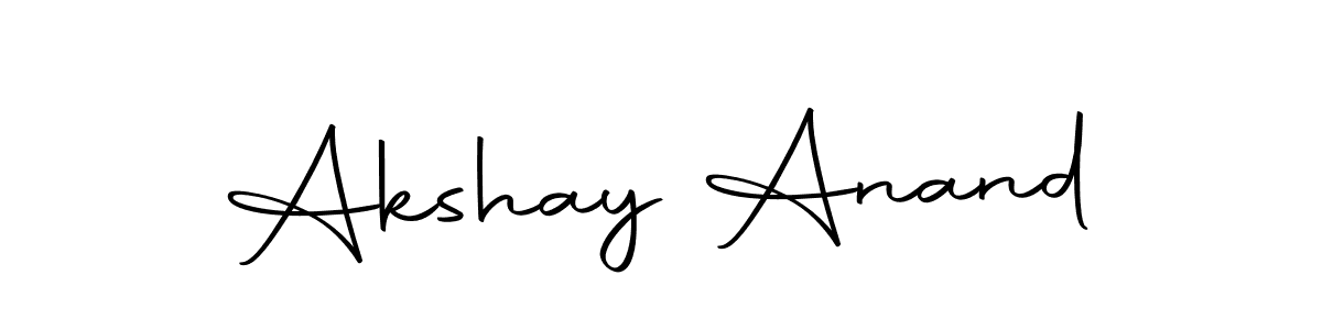 Akshay Anand stylish signature style. Best Handwritten Sign (Autography-DOLnW) for my name. Handwritten Signature Collection Ideas for my name Akshay Anand. Akshay Anand signature style 10 images and pictures png