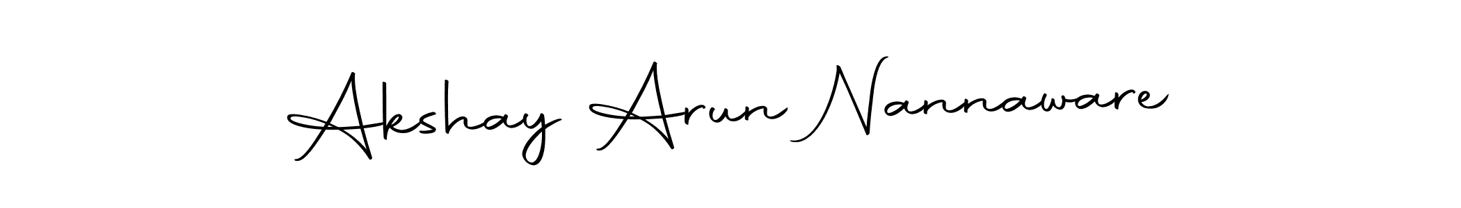 Similarly Autography-DOLnW is the best handwritten signature design. Signature creator online .You can use it as an online autograph creator for name Akshay Arun Nannaware. Akshay Arun Nannaware signature style 10 images and pictures png