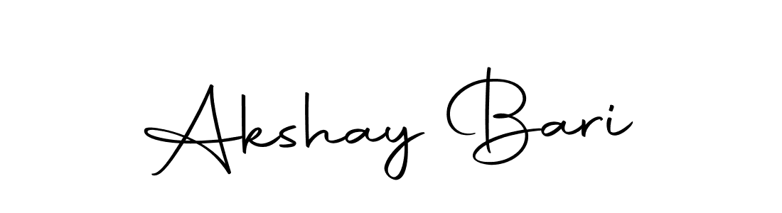 Use a signature maker to create a handwritten signature online. With this signature software, you can design (Autography-DOLnW) your own signature for name Akshay Bari. Akshay Bari signature style 10 images and pictures png