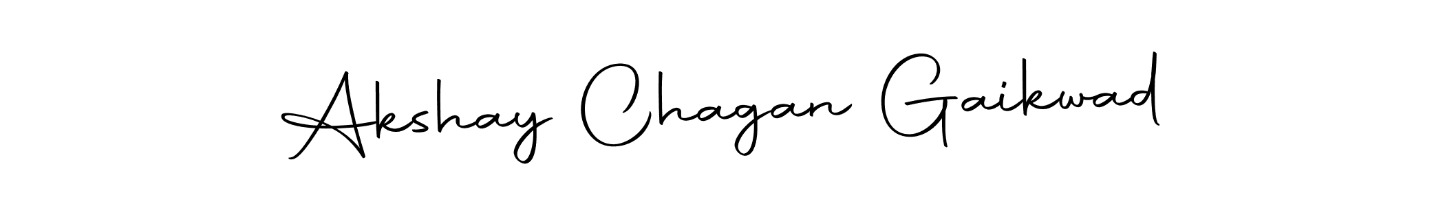 Create a beautiful signature design for name Akshay Chagan Gaikwad. With this signature (Autography-DOLnW) fonts, you can make a handwritten signature for free. Akshay Chagan Gaikwad signature style 10 images and pictures png