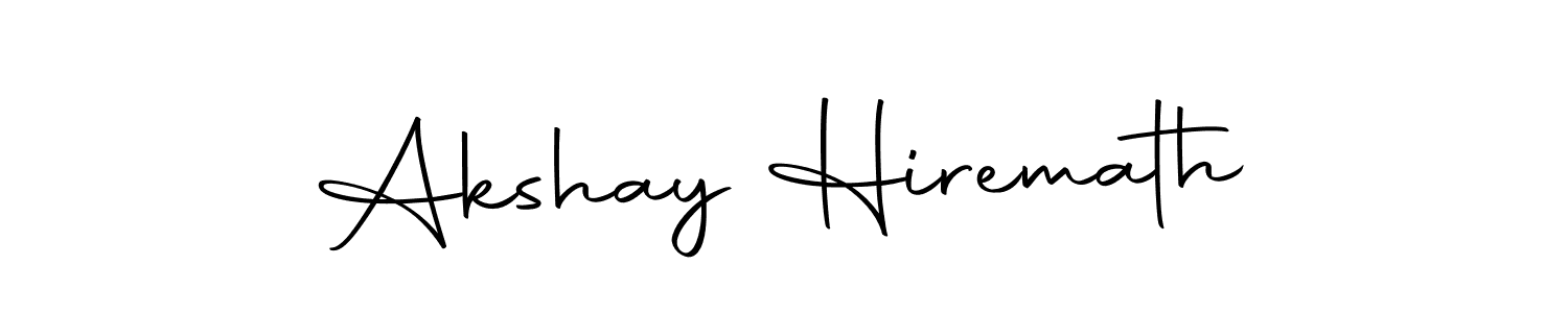 You can use this online signature creator to create a handwritten signature for the name Akshay Hiremath. This is the best online autograph maker. Akshay Hiremath signature style 10 images and pictures png