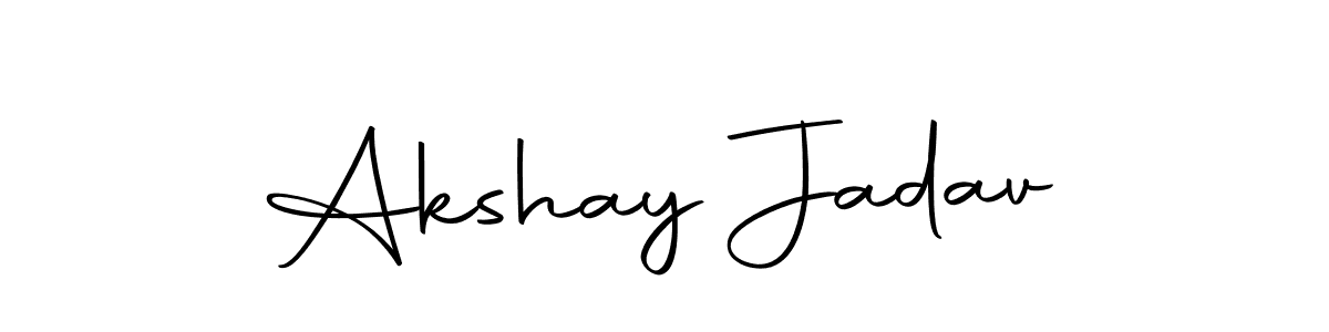 Make a beautiful signature design for name Akshay Jadav. With this signature (Autography-DOLnW) style, you can create a handwritten signature for free. Akshay Jadav signature style 10 images and pictures png