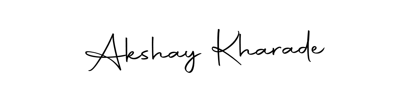 Similarly Autography-DOLnW is the best handwritten signature design. Signature creator online .You can use it as an online autograph creator for name Akshay Kharade. Akshay Kharade signature style 10 images and pictures png