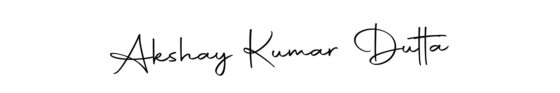 Create a beautiful signature design for name Akshay Kumar Dutta. With this signature (Autography-DOLnW) fonts, you can make a handwritten signature for free. Akshay Kumar Dutta signature style 10 images and pictures png