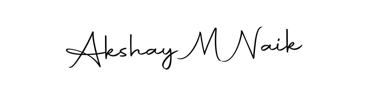 Autography-DOLnW is a professional signature style that is perfect for those who want to add a touch of class to their signature. It is also a great choice for those who want to make their signature more unique. Get Akshay M Naik name to fancy signature for free. Akshay M Naik signature style 10 images and pictures png