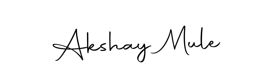 if you are searching for the best signature style for your name Akshay Mule. so please give up your signature search. here we have designed multiple signature styles  using Autography-DOLnW. Akshay Mule signature style 10 images and pictures png