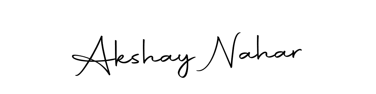 You can use this online signature creator to create a handwritten signature for the name Akshay Nahar. This is the best online autograph maker. Akshay Nahar signature style 10 images and pictures png