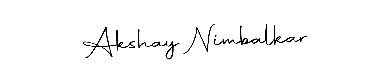 You can use this online signature creator to create a handwritten signature for the name Akshay Nimbalkar. This is the best online autograph maker. Akshay Nimbalkar signature style 10 images and pictures png