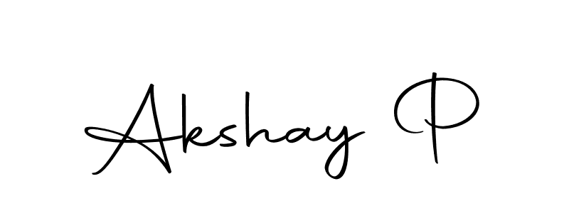 How to make Akshay P signature? Autography-DOLnW is a professional autograph style. Create handwritten signature for Akshay P name. Akshay P signature style 10 images and pictures png