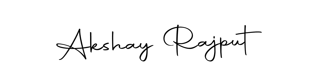 Use a signature maker to create a handwritten signature online. With this signature software, you can design (Autography-DOLnW) your own signature for name Akshay Rajput. Akshay Rajput signature style 10 images and pictures png