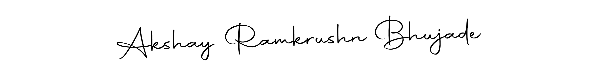 The best way (Autography-DOLnW) to make a short signature is to pick only two or three words in your name. The name Akshay Ramkrushn Bhujade include a total of six letters. For converting this name. Akshay Ramkrushn Bhujade signature style 10 images and pictures png