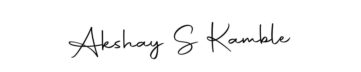 Similarly Autography-DOLnW is the best handwritten signature design. Signature creator online .You can use it as an online autograph creator for name Akshay S Kamble. Akshay S Kamble signature style 10 images and pictures png