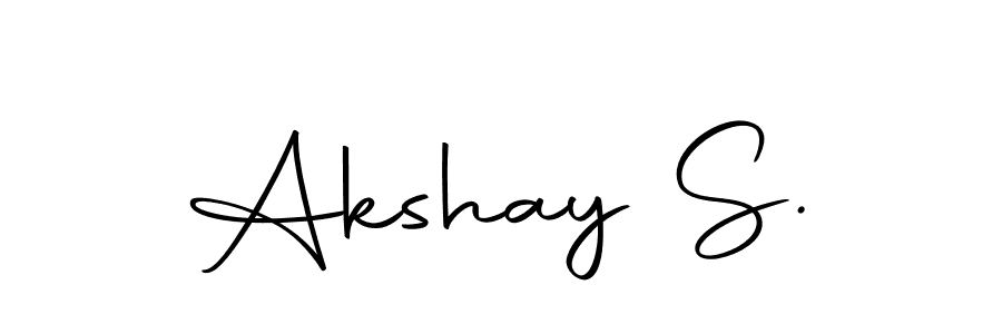 The best way (Autography-DOLnW) to make a short signature is to pick only two or three words in your name. The name Akshay S. include a total of six letters. For converting this name. Akshay S. signature style 10 images and pictures png