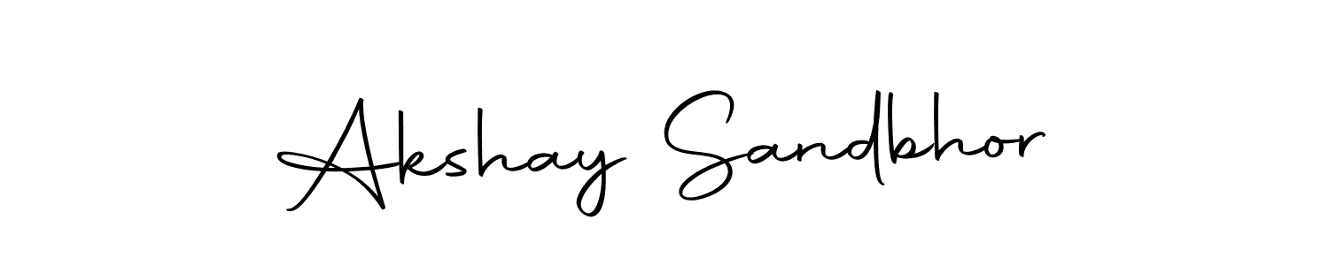 This is the best signature style for the Akshay Sandbhor name. Also you like these signature font (Autography-DOLnW). Mix name signature. Akshay Sandbhor signature style 10 images and pictures png
