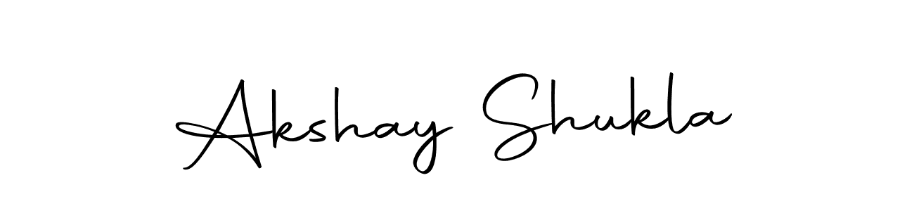 Create a beautiful signature design for name Akshay Shukla. With this signature (Autography-DOLnW) fonts, you can make a handwritten signature for free. Akshay Shukla signature style 10 images and pictures png