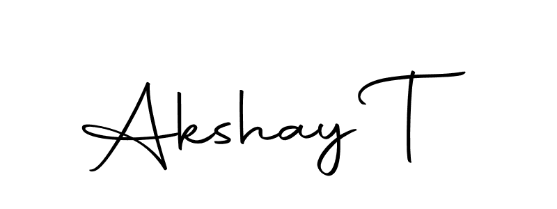 The best way (Autography-DOLnW) to make a short signature is to pick only two or three words in your name. The name Akshay T include a total of six letters. For converting this name. Akshay T signature style 10 images and pictures png