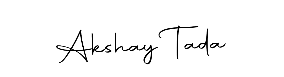 Here are the top 10 professional signature styles for the name Akshay Tada. These are the best autograph styles you can use for your name. Akshay Tada signature style 10 images and pictures png