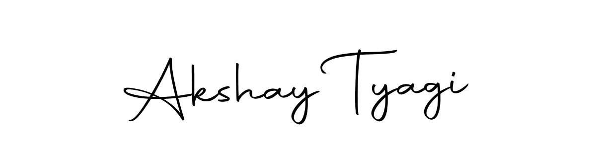 Akshay Tyagi stylish signature style. Best Handwritten Sign (Autography-DOLnW) for my name. Handwritten Signature Collection Ideas for my name Akshay Tyagi. Akshay Tyagi signature style 10 images and pictures png