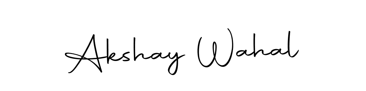 How to make Akshay Wahal signature? Autography-DOLnW is a professional autograph style. Create handwritten signature for Akshay Wahal name. Akshay Wahal signature style 10 images and pictures png